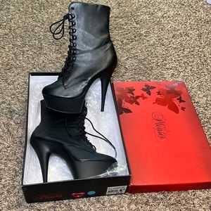 Black Pleaser Booties